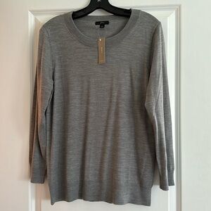 NWT JCrew women’s merino sweater size L